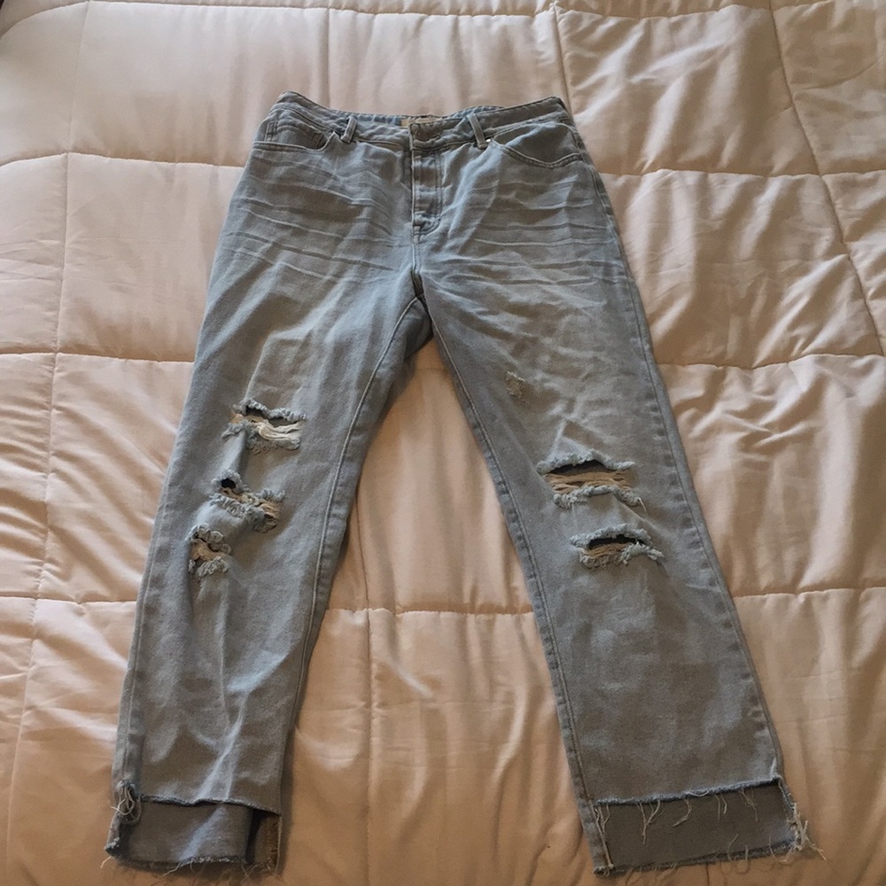 DISTRESSED MOM JEANS PACSUN VINTAGE